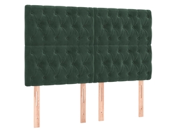 Headboard, Headboards Vidaxl Verde Veludo (160 Cm)