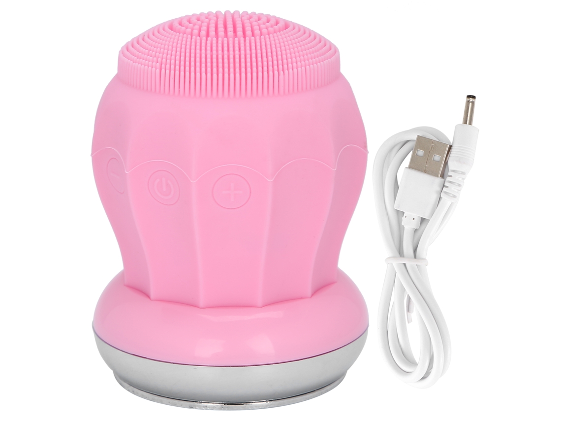 Cepillo De Limpeza Facial Eléctrico De Silicone Recarregável E Impermeável