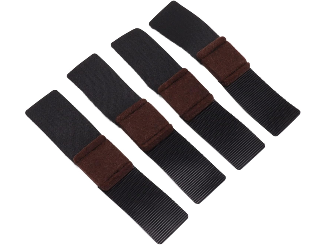 Protetores De Feltro Arqueados Para Móveis Com Fecho Velcro, Base Em