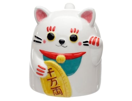 Caneca Flip Maneki Neko Gato Sortudo PUCKATOR