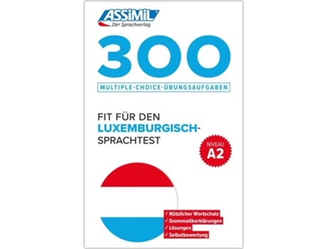 Livro QCM 300 Tests Luxemburgisch de Colotte Franck (Alemão)