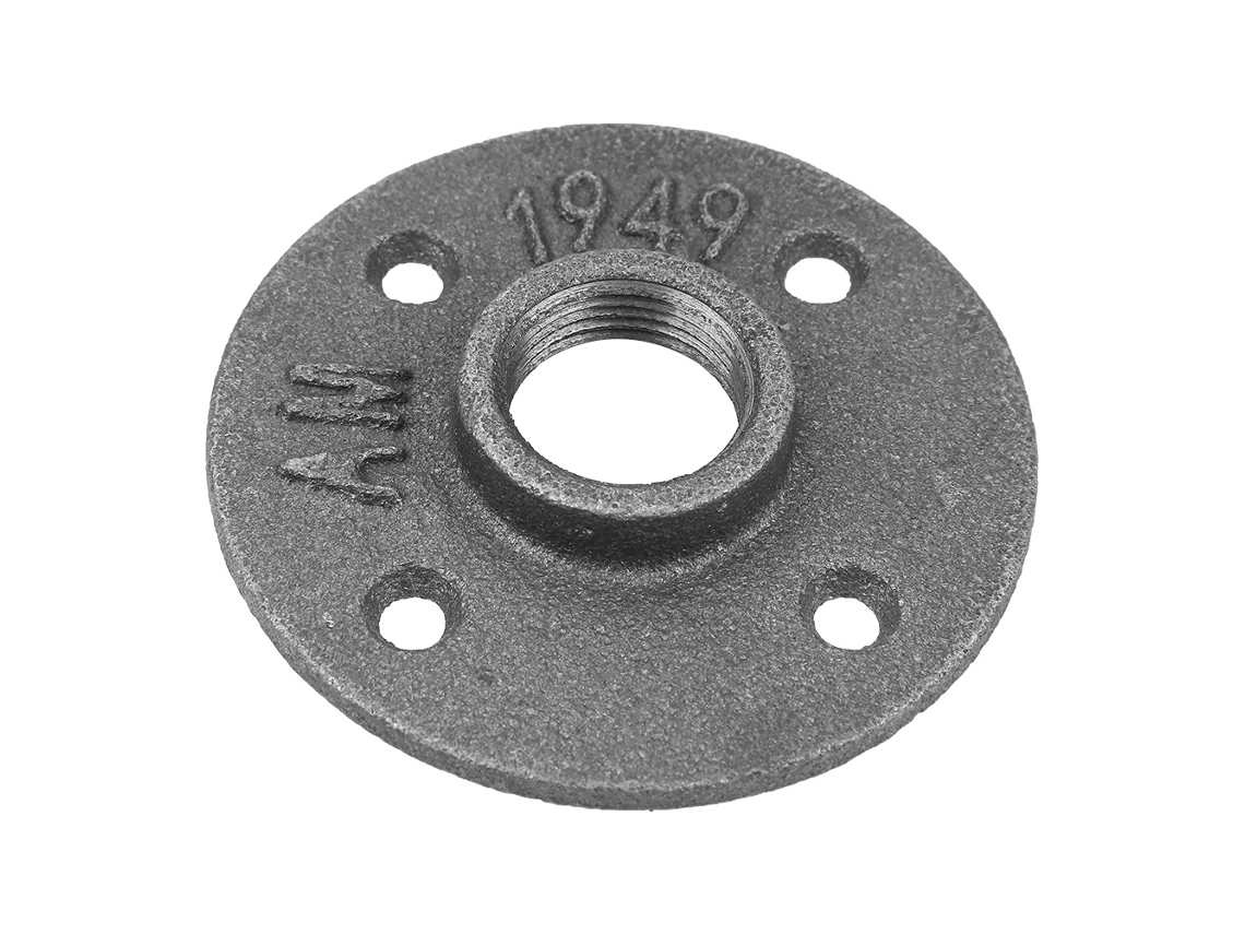 Laxiscreed Flanges De Ferro Fundido Maleável Com Roseta Para Piscina E Pavimento
