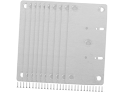 Kit De Reparo Em Aço Com 10 Peças, E Placas Para Portas Armários.