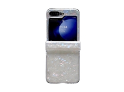 Conjunto De Três Peças De Capa Para Celular Com Textura De Concha Perolada