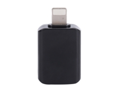 Adaptador USB 3.0 OTG negro para iOS, conector de transferencia rápida | S/MARCA