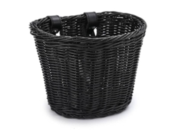 Correias Ajustáveis AQUAFORGE, para Cesta Dianteira de Bicicleta, Couro, Preto, Impermeável