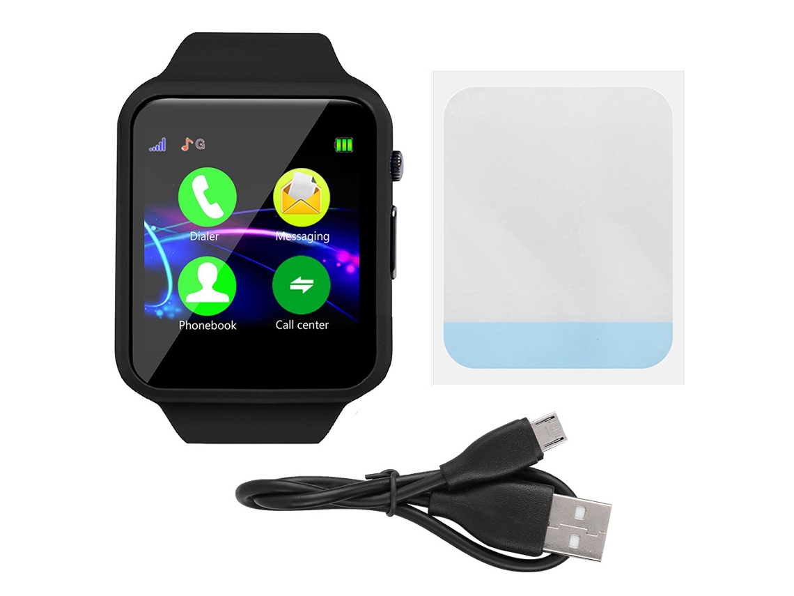 Relógio Infantil EOOCOO com Bluetooth, tela de 1,54 polegadas