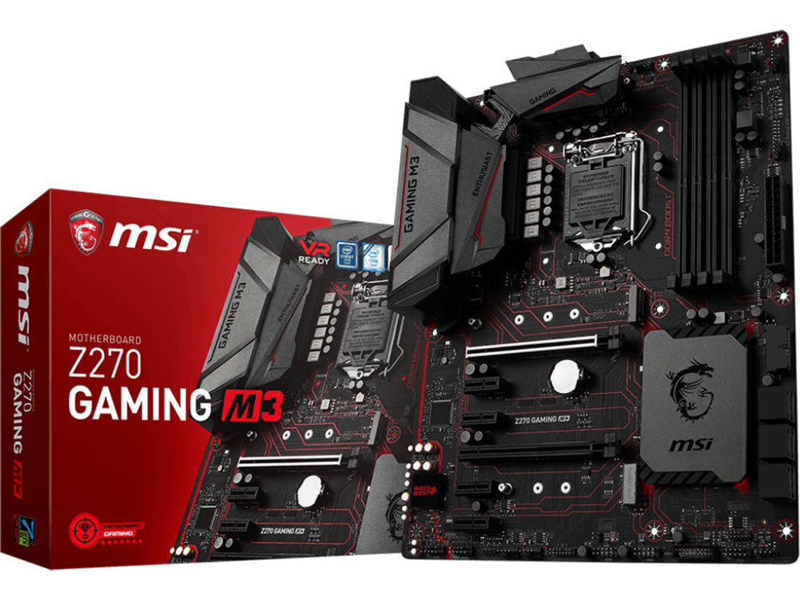 Motherboard MSI Z270 Gaming M3 (Socket LGA1151 - Intel Z270 - ATX )