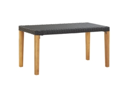 Garden Bench, Garden Benches Vidaxl Preto Rattan / Vime (n/a)