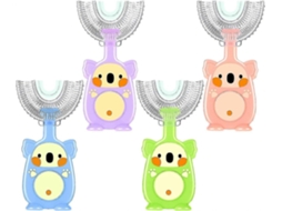 U em Forma de Escova Dentes para Crianças, 4pcs Crianças Bonito Manual Treinamento e Scova Cri GOKOCO