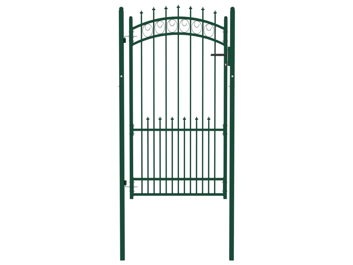 Fence Gate, Fence Gates Vidaxl Verde Aço (104 X 134.5 Cm)