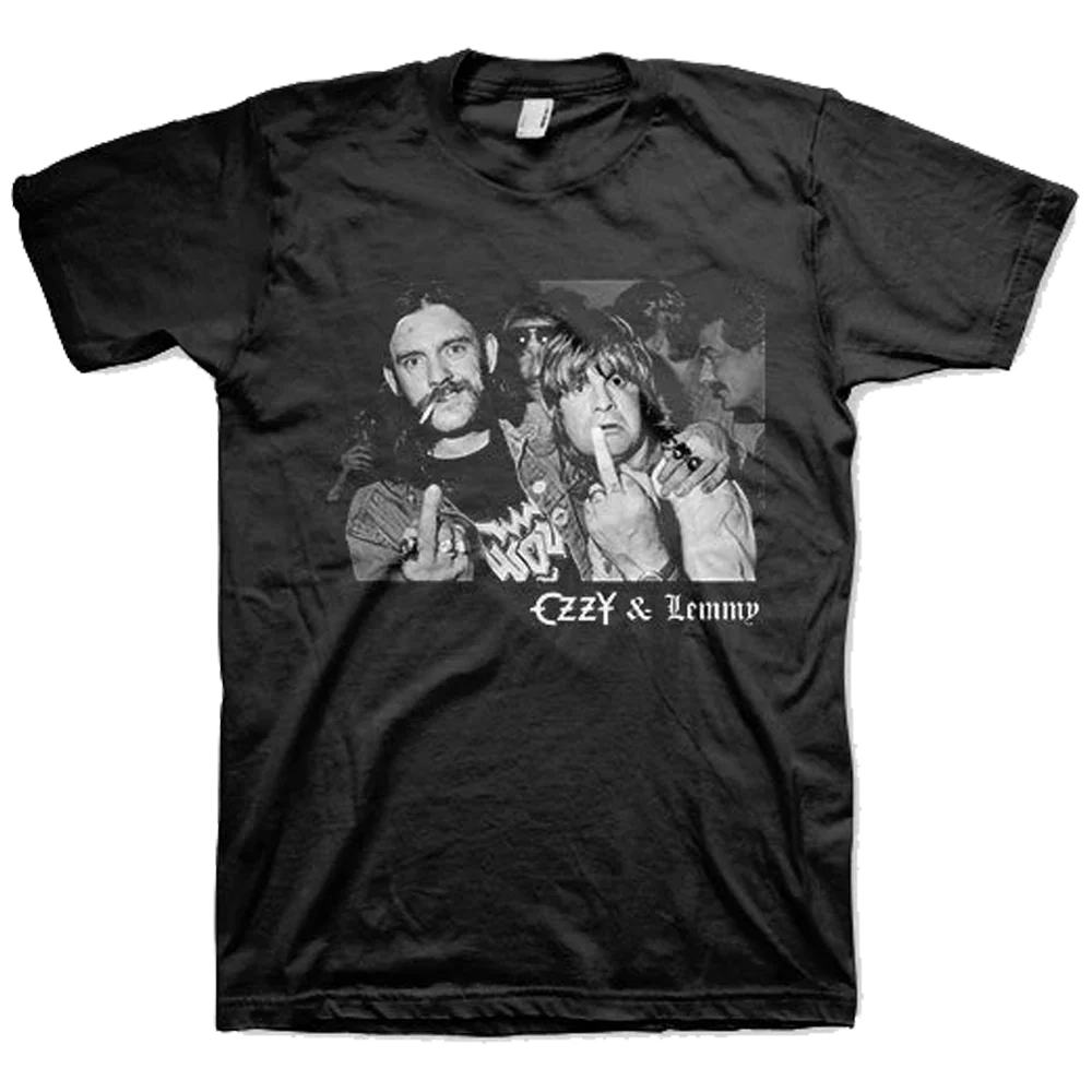 Ozzy Lemmy Vintage Photo T-shirt Unisex Rockinstone Size:xxl