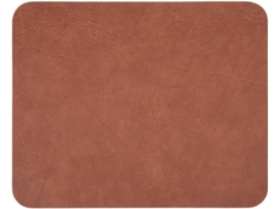 Elegante Mousepad Protetor Com Base Antiderrapante Em Couro Vintage.
