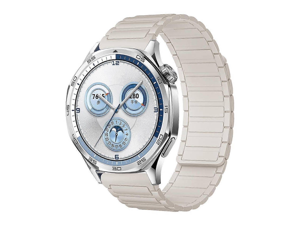 Pulseira De Silicone Magnética Com Três Contas