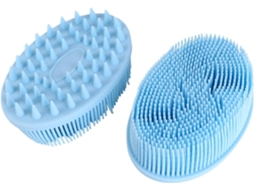 Lurelia Conjunto De 2 Escovas De Banho Para Bebé, Silicone Macio, Massagem Suave E Portátil, Uso Diário Suave