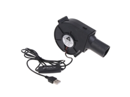 Ventilador Dc5v 2a para Uso Externo em Camping, Cozinha, Churrasqueiras, 97x97x33mm, 3600 Rpm BRILVIBERA