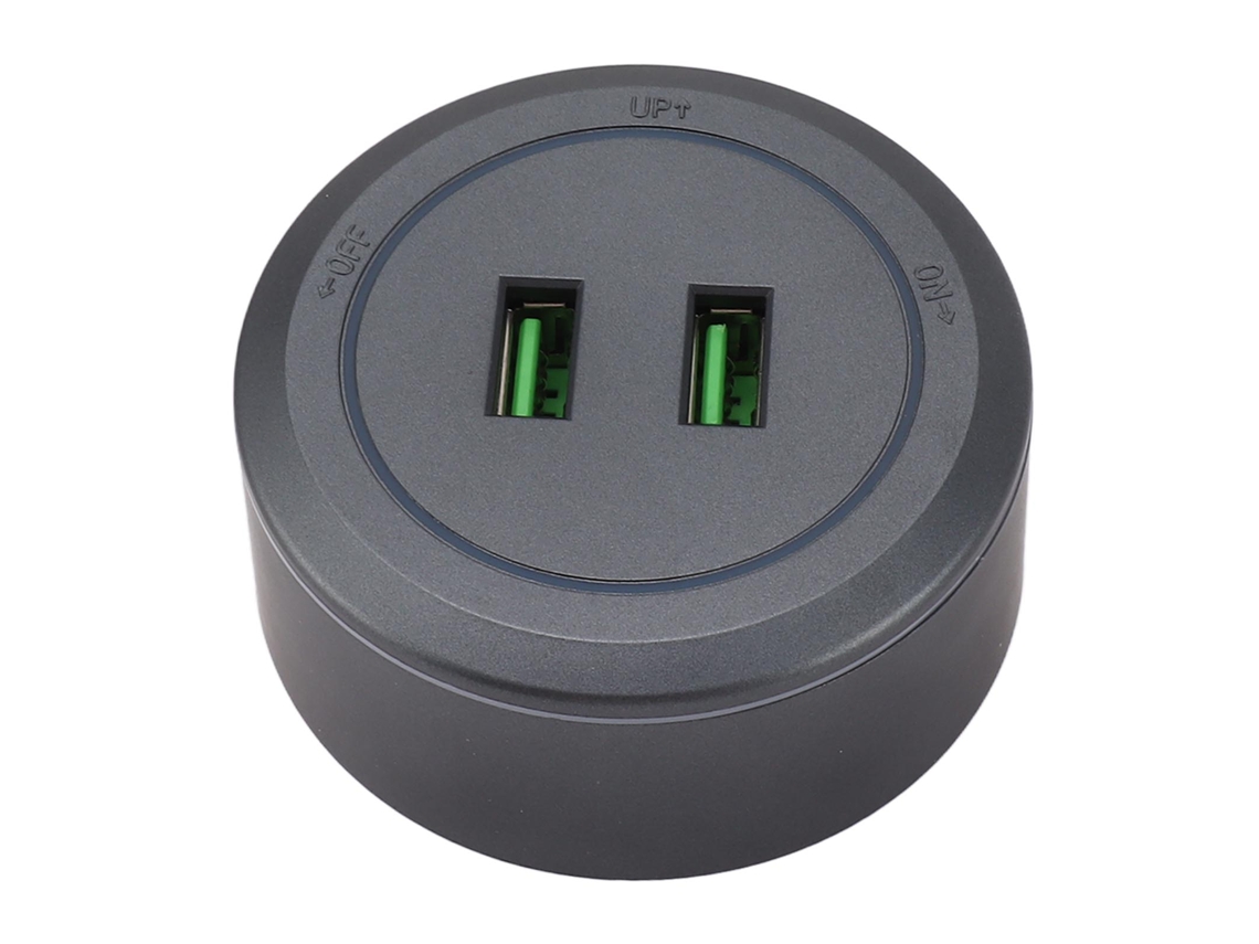 Laxiscreed Soquete Universal De Trilho Removível Com Usb Para Montagem Em Superfície