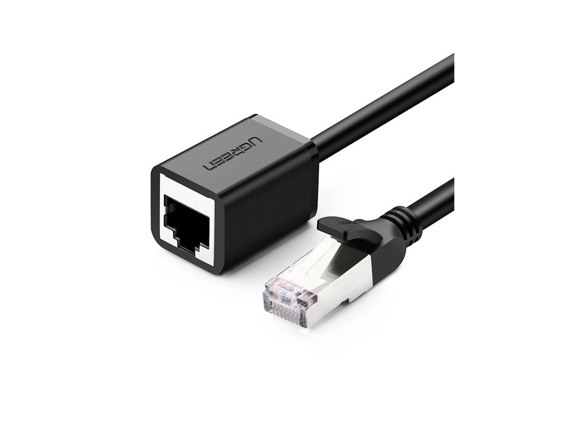 Cabo Extensão Ethernet Rj45 Cat.6 Ftp 1000Mbps 5M Preto UGREEN