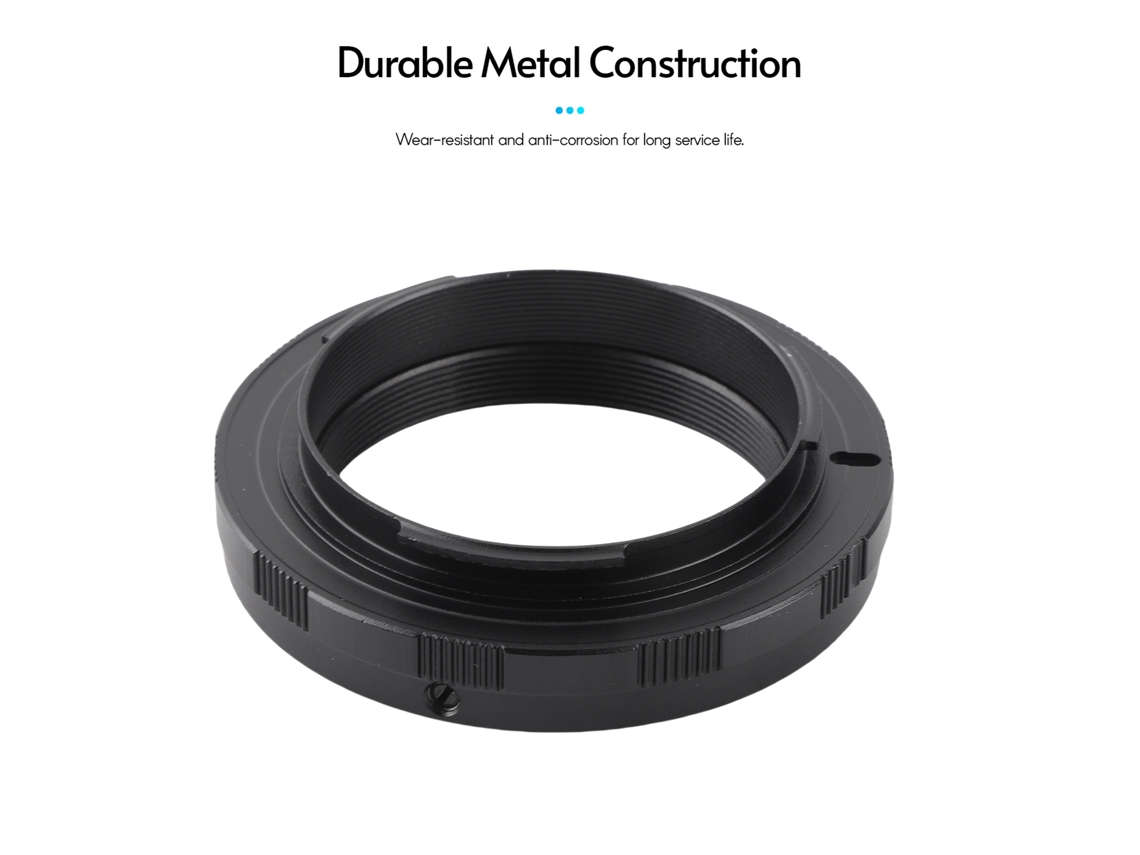 Adaptador De Lente Mount T Para Câmera Pentax Mount K