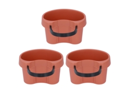 Vaso De Flores Com Cinto Ajustável E Tubo De Drenagem Plástico