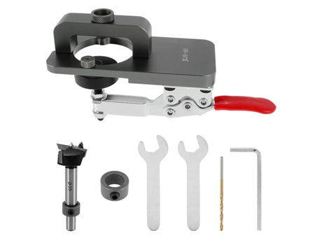 Gabarito de Perfuração de Dobradiça de 35 mm para Trabalhos em Madeira Diy GNCTOOLS