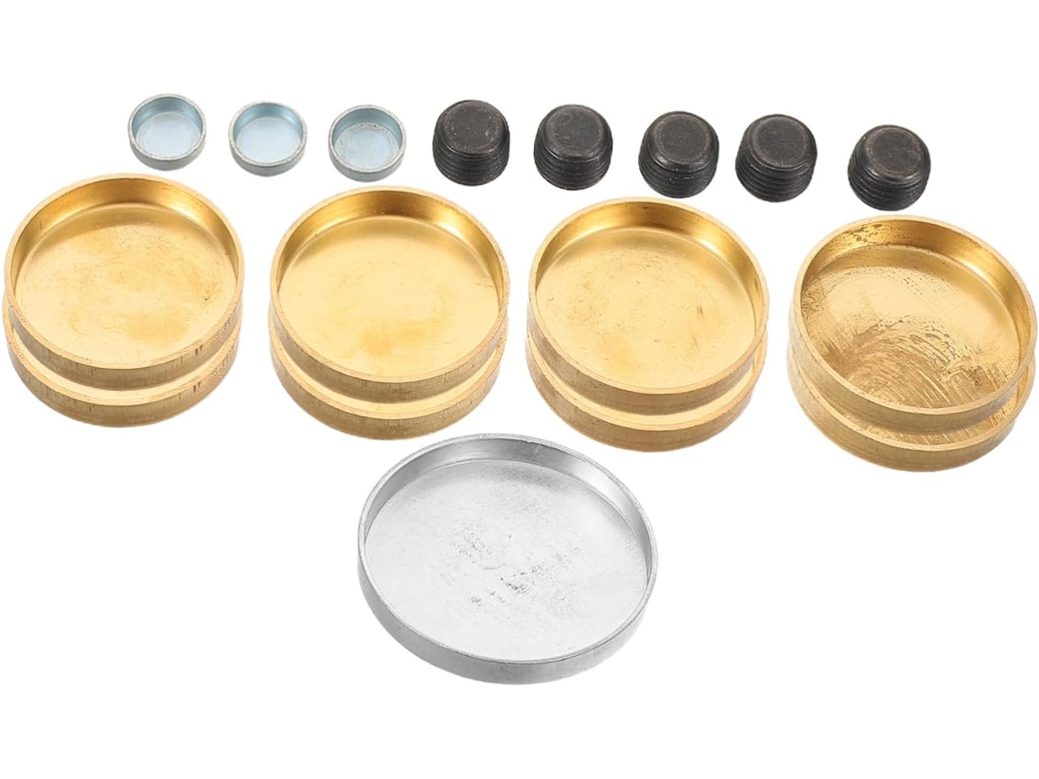 Kit De Instalação Automotiva Chevrolet Para Substituição De Tampões De Desembaçamento Do Motor Em Latão, Pequenos E Compatíveis