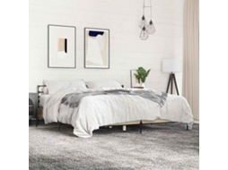 Vidaxl Estrutura De Cama 200x200 Cm Derivados Madeira/metal