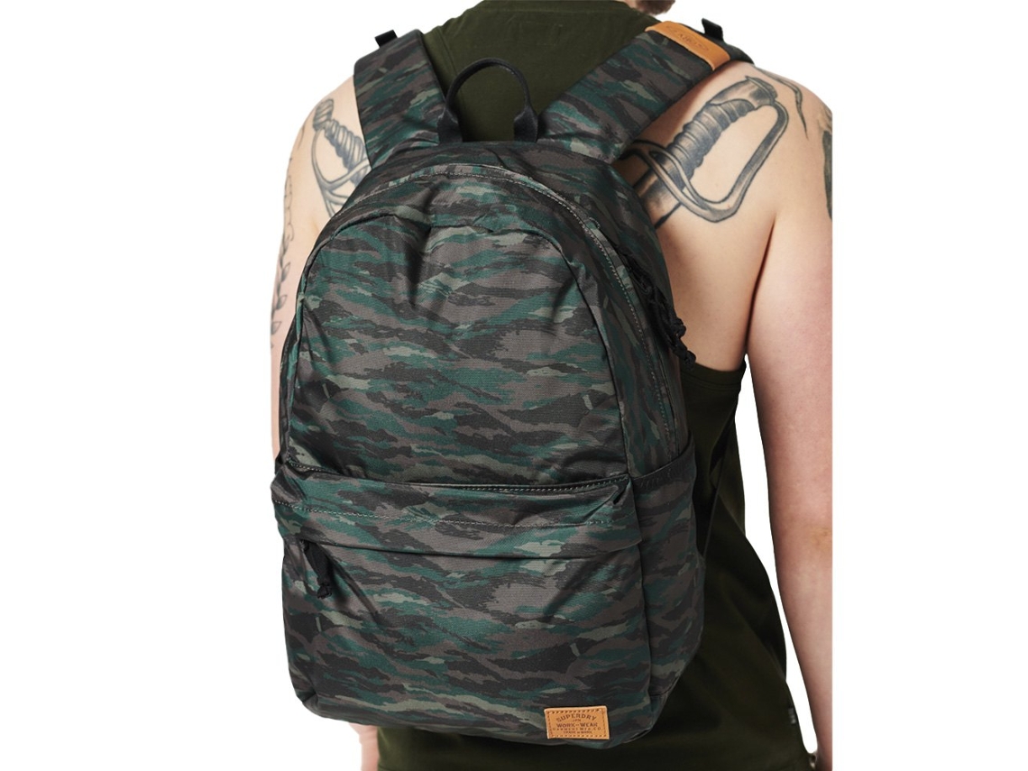 Saco SUPERDRY Vintage printed montana (Cinzento)
