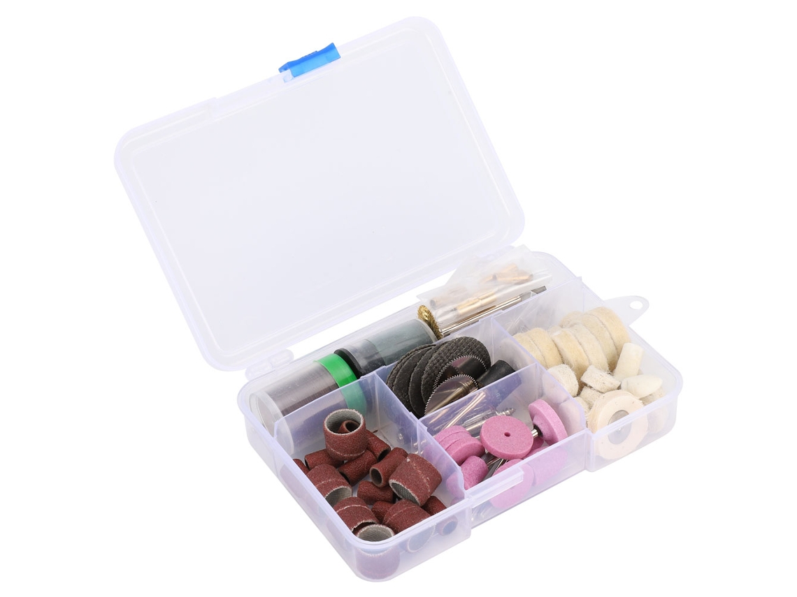 Kit De 125 Piezas Para Herramienta Rotatoria: Accesorios De Lixiviado, Polimento Y Perforación Para Mini Taladro Y Amoladora Eléctrica