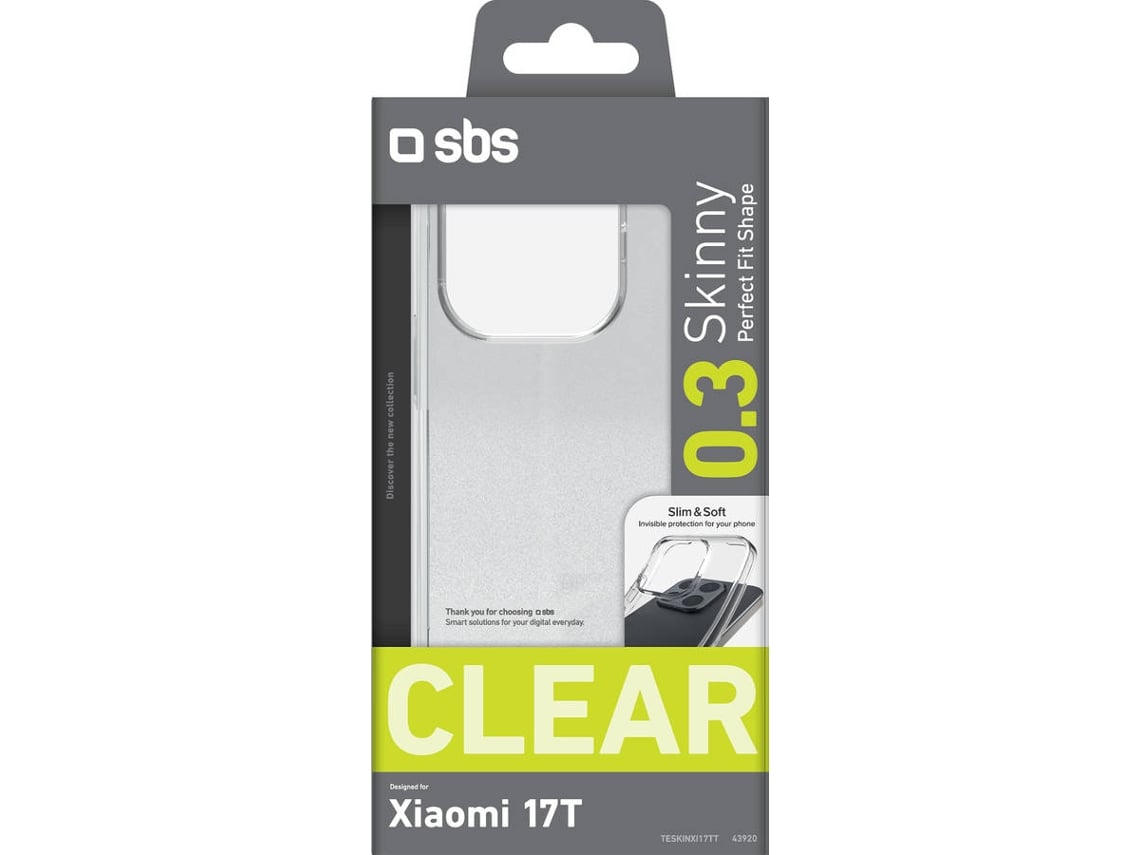 Capa SBS Skinny Xiaomi 17T (Transparente)