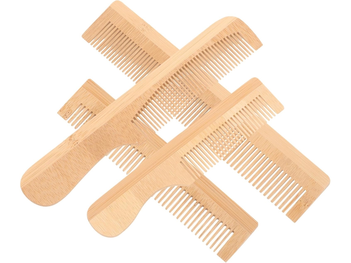 Conjunto de 4 canetas ergonômicas de madeira com suporte para canetas, para um descarregamento suave e compacto.