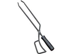 Pinça Para Carvão Yardwe, Fácil De Segurar E Com Pegada Firme Para Churrasco, Preta, Para Refeições Internas Ou Externas