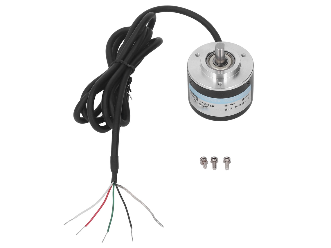 Encoder Rotativo Incremental 2 Fases 50mm Ip50 Pnp 1000p/r Dc5 24v