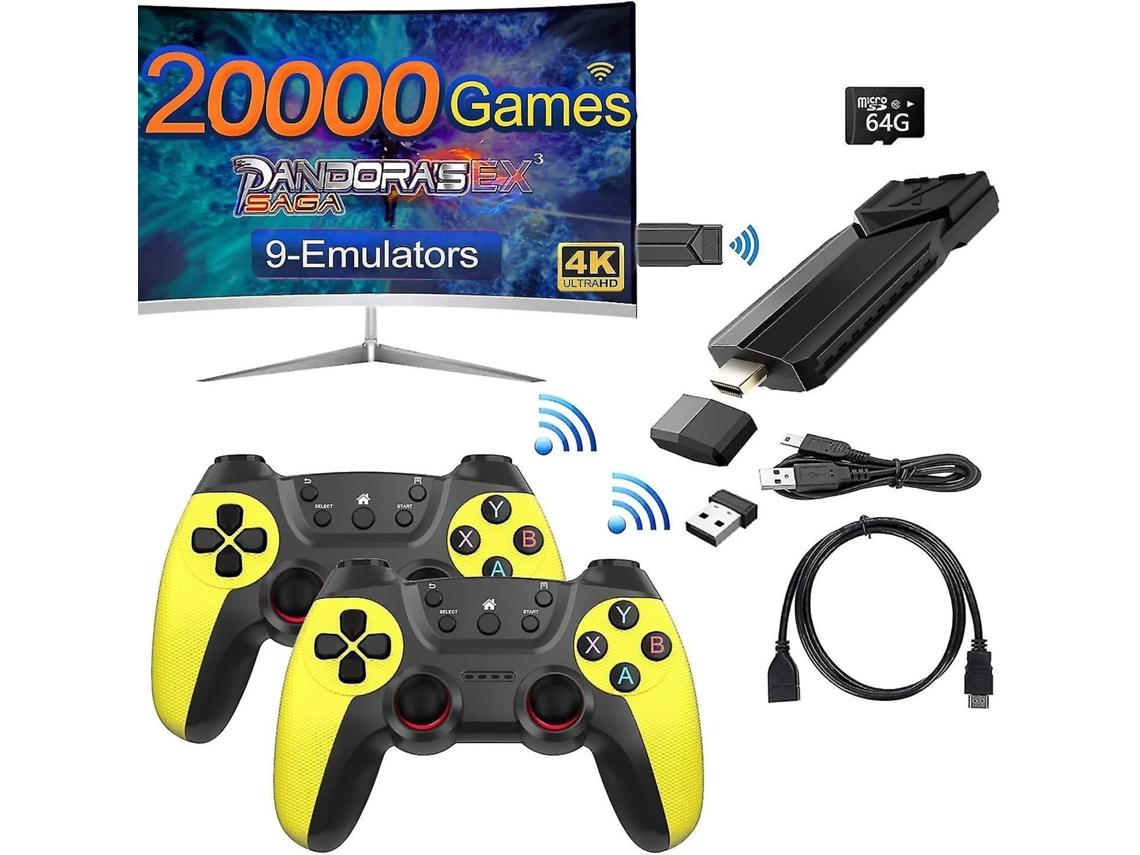 Console de Jogos Retrô Sem Fio GOKOCO com 20000+ Jogos e Saída HDMI