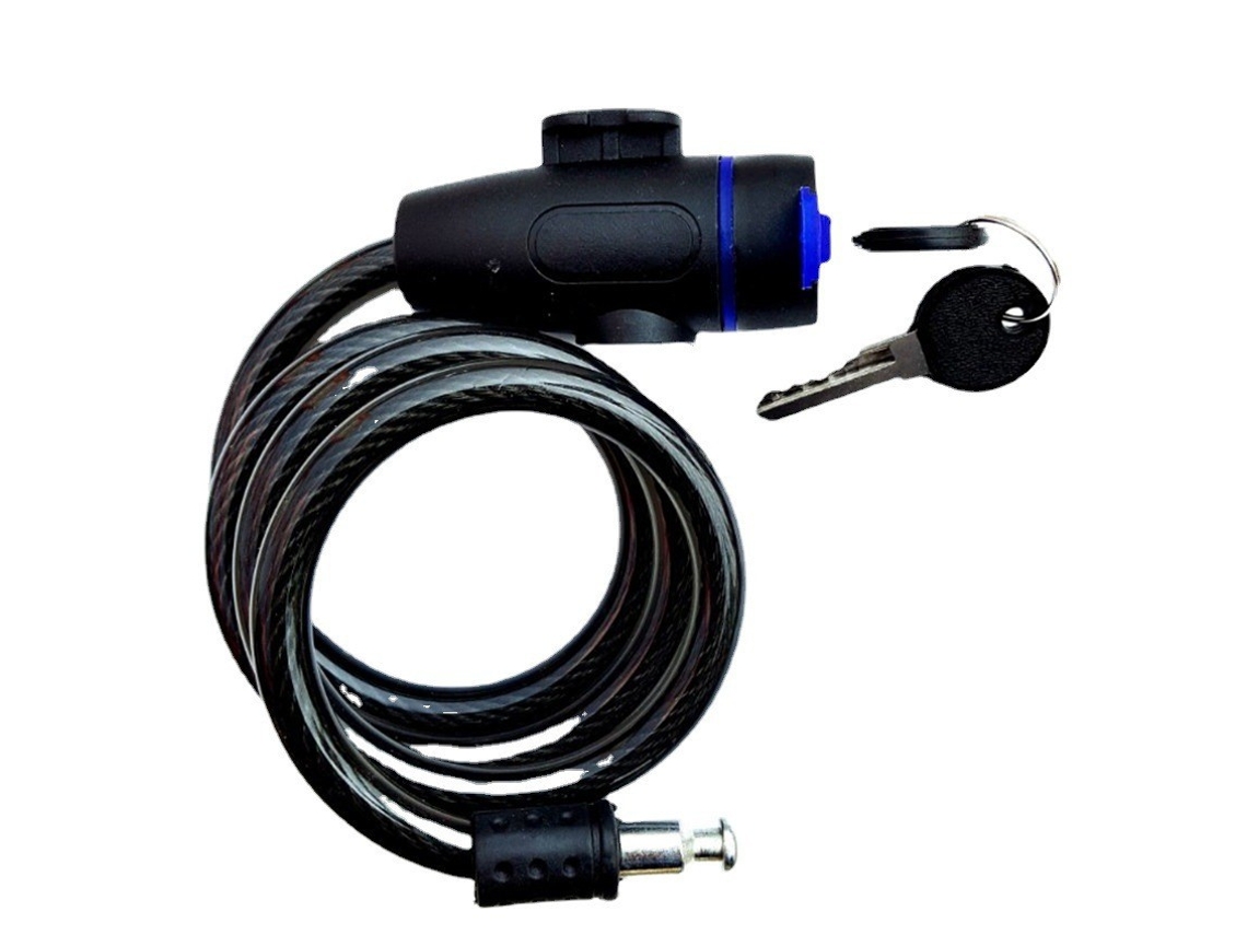 Cadeado Espiral Para Bicicleta 12 Mm X 1,5 M Aquaforge