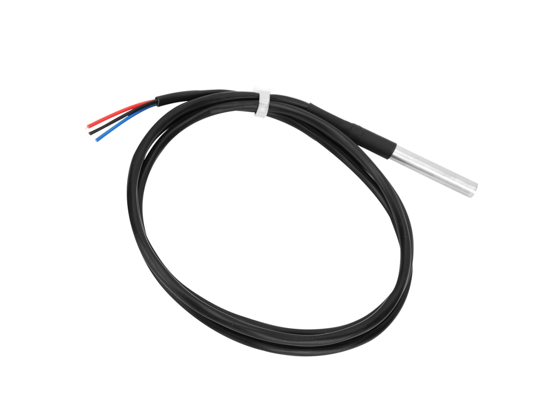 Sensor De Temperatura Digital À Prova D'água Com Sonda Térmica De 1 Metre
