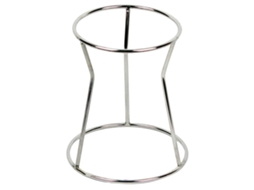 Suporte Em Aço Inoxidável Para Funil, Estrutura Triangular Estável, Acessório Ideal Para Bolinhos De Polvo E Doces Na