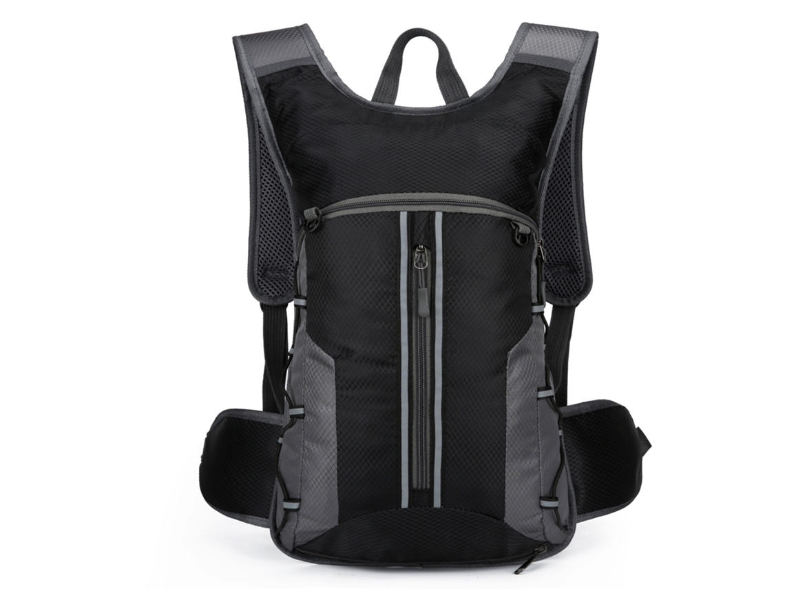 Mochila de ciclismo (cinza) Ao Ar Livre, impermeável e respirável, mochila esportiva