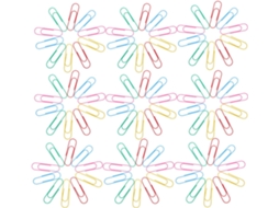 Unomor - Pacote com 100 Clips de Papel Metálicos com Design Vintage, Capacidade Extra Grande e Funcionalidade Versátil