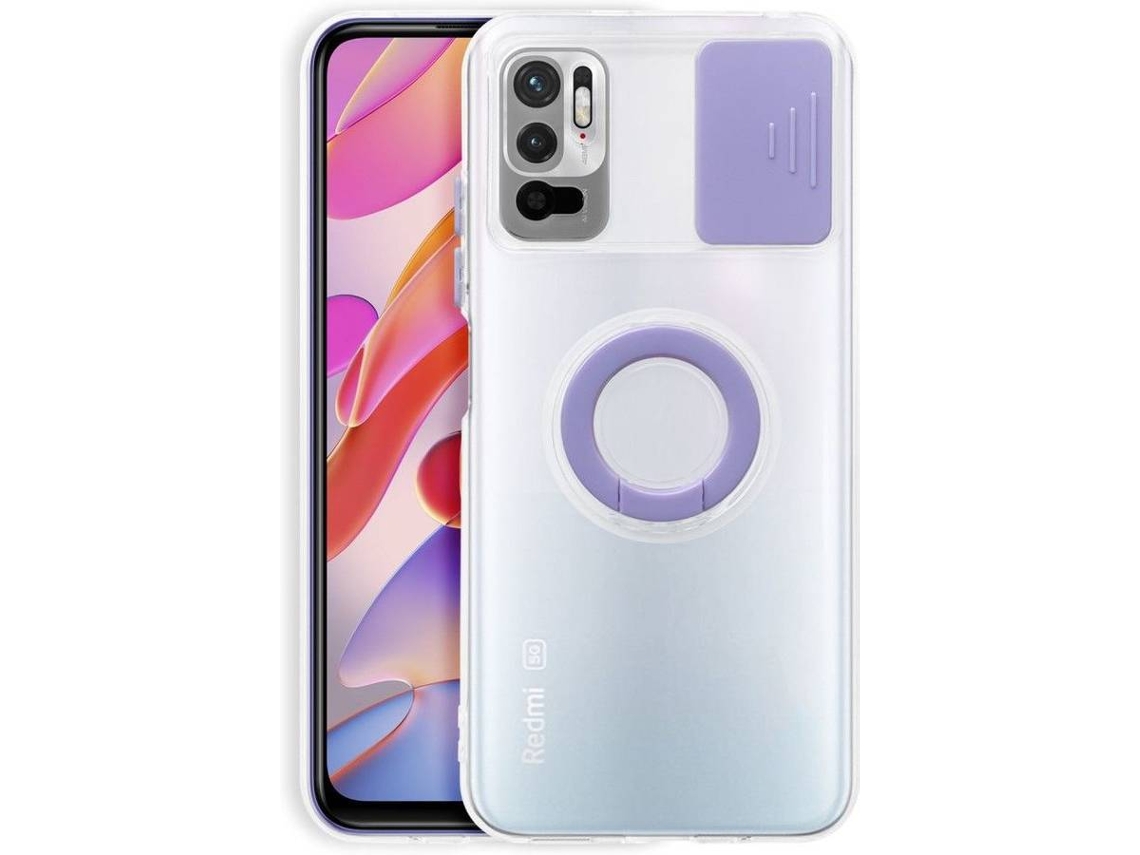Capa Xiaomi Redmi Note 10 5G HFS-HOUSE com Anel de Suporte (Roxo)