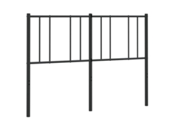 Headboard, Headboards Vidaxl Preto Aço (140 Cm)
