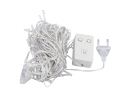 Fita De Luz Led Laxiscreed 8,5m Com 100 Leds Para Natal, Decoração E Música, Branco Quente