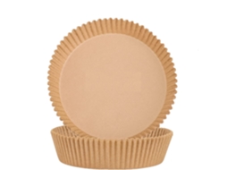 Forros De Papel Descartáveis Para Fritadeira Ar, Pacote Com 50, Marrom, 20x16x4,5cm, À Prova Óleo, 3-6l