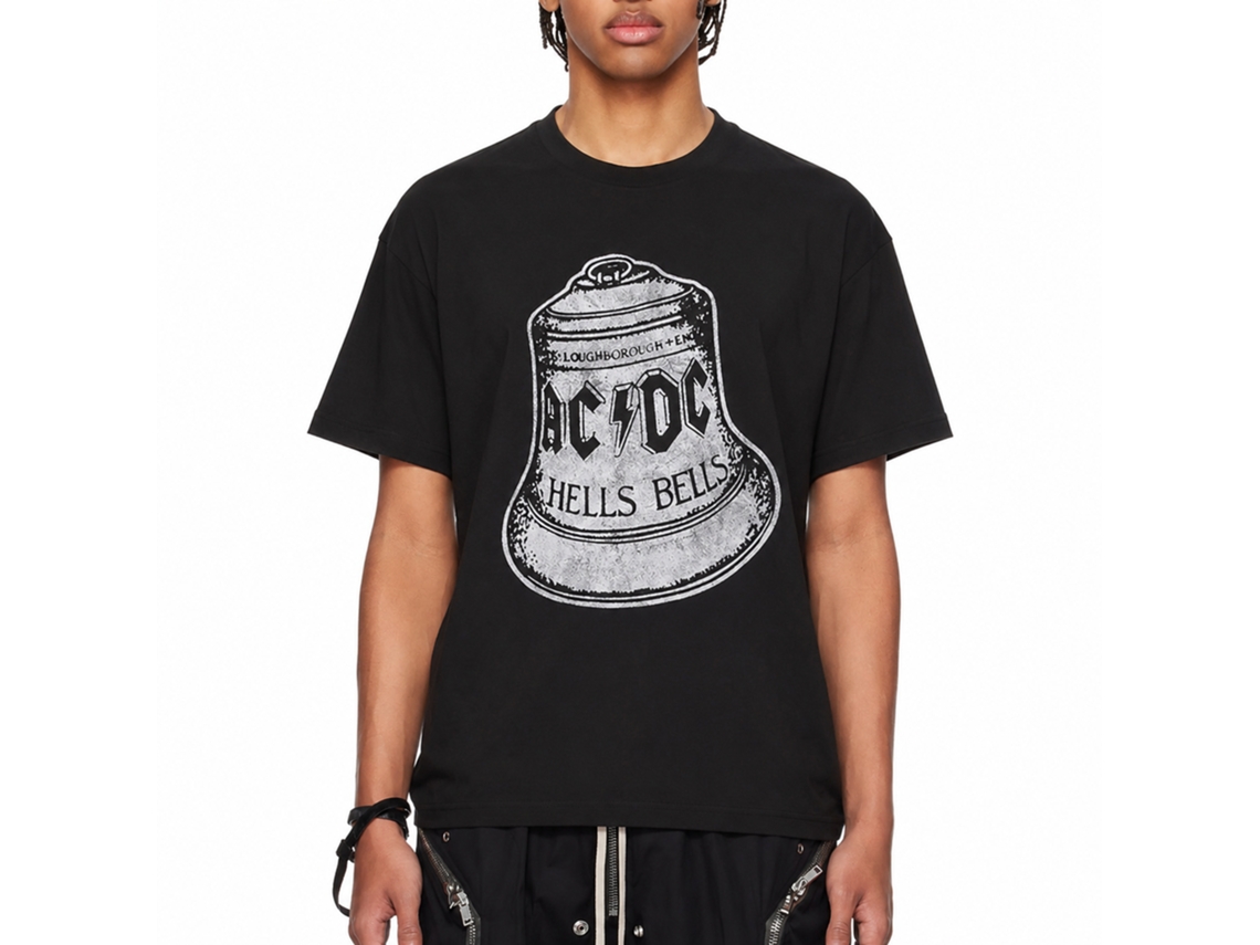 Ac/dc Hells Bells T-shirt Unisex Adults Size:l