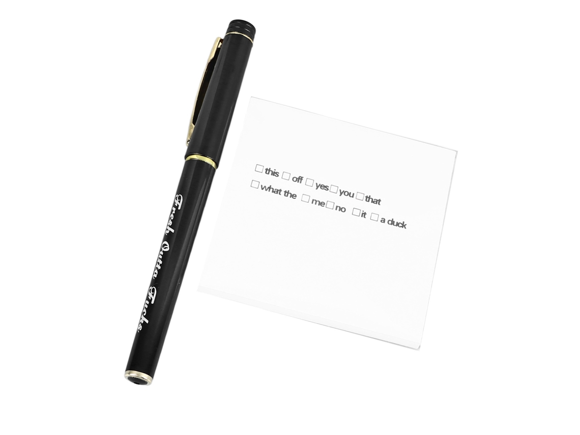LAXISCREED fountain pen and sticky note set smooth writing interesting