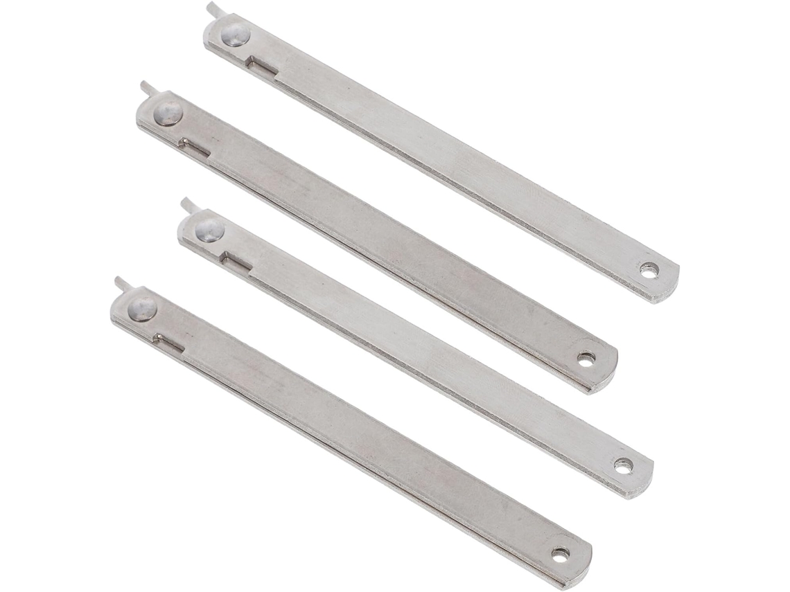 Tehaux Conjunto De 4-hastes Conectoras Aço Inoxidável Para Mesa Dobrável, Dobradiças De Suporte Tampa Resistentes Para