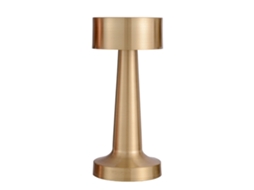 Lâmpada de Mesa Vintage Dourada Led 3 Níveis de Brilho 2700 6500k Bateria Longa Standby