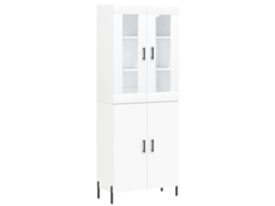 Armário Alto 69,5x34x180 Cm Derivados de Madeira Branco MAISON EXCLUSIVE