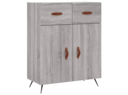 Aparador 69,5x34x90 cm Derivados de Madeira Cinzento Sonoma MAISON EXCLUSIVE