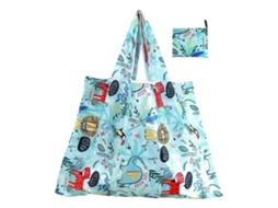 Sacolas de Compras Grandes, Resistentes, Reutilizáveis, Laváveis, Dobráveis ​​e com Bolsos. GOKOCO